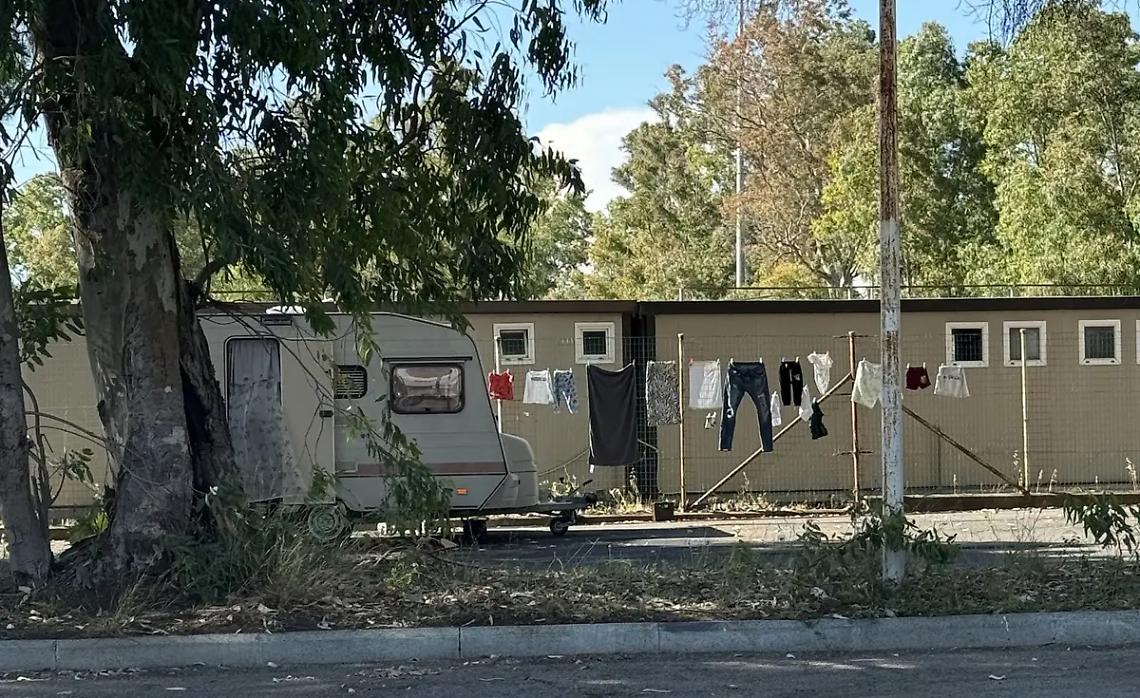 Pantano: degrado al piazzale della Madonnina