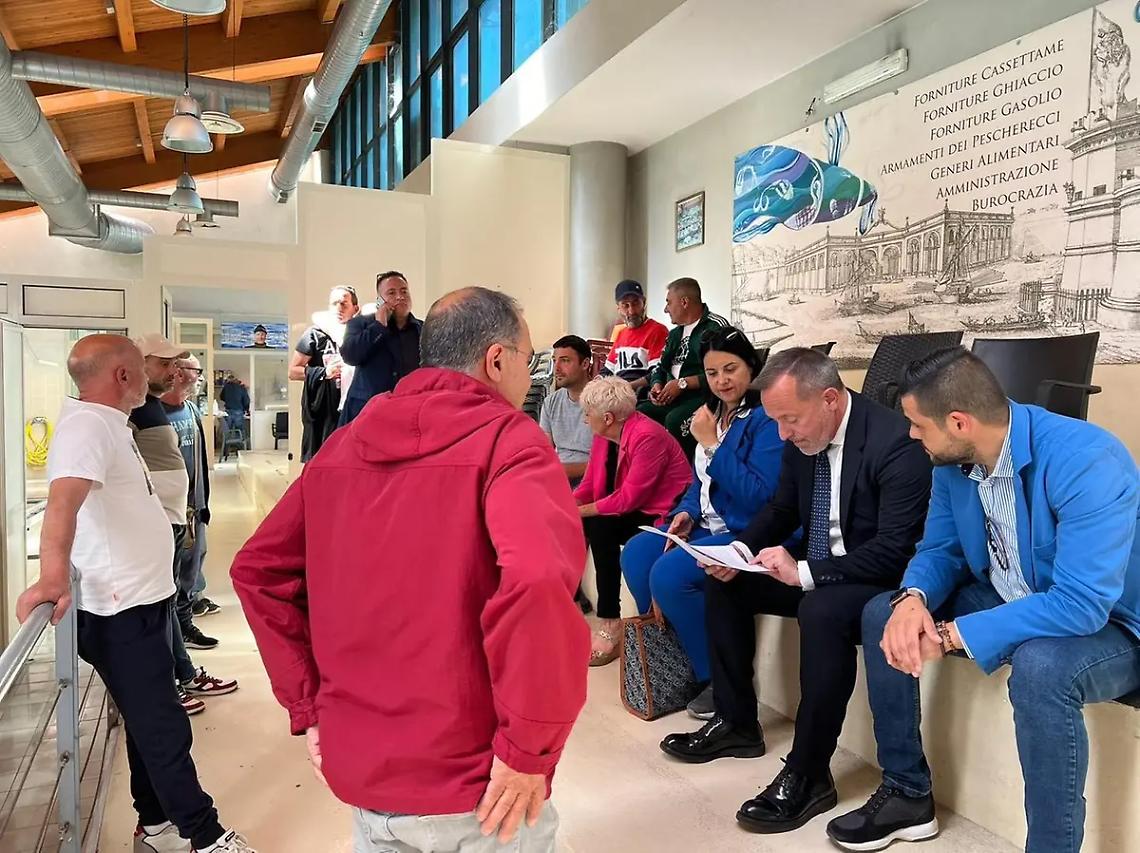 Righini incontra i pescatori