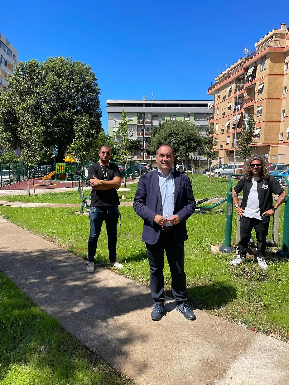 Grasso: &laquo;Il restyling del parco di Campo dell'Oro &egrave; un esempio da seguire anche in futuro&raquo;