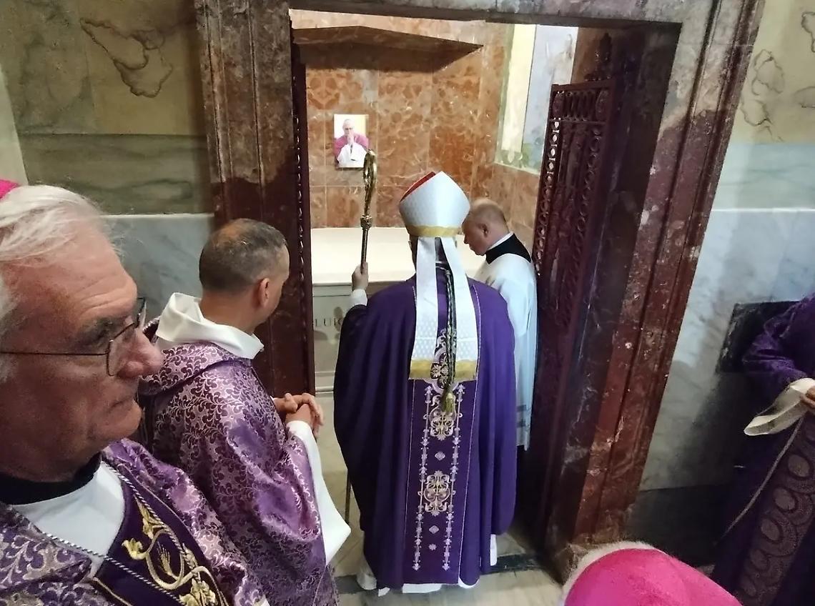 Le spoglie di monsignor Marrucci alla chiesa del Ghetto