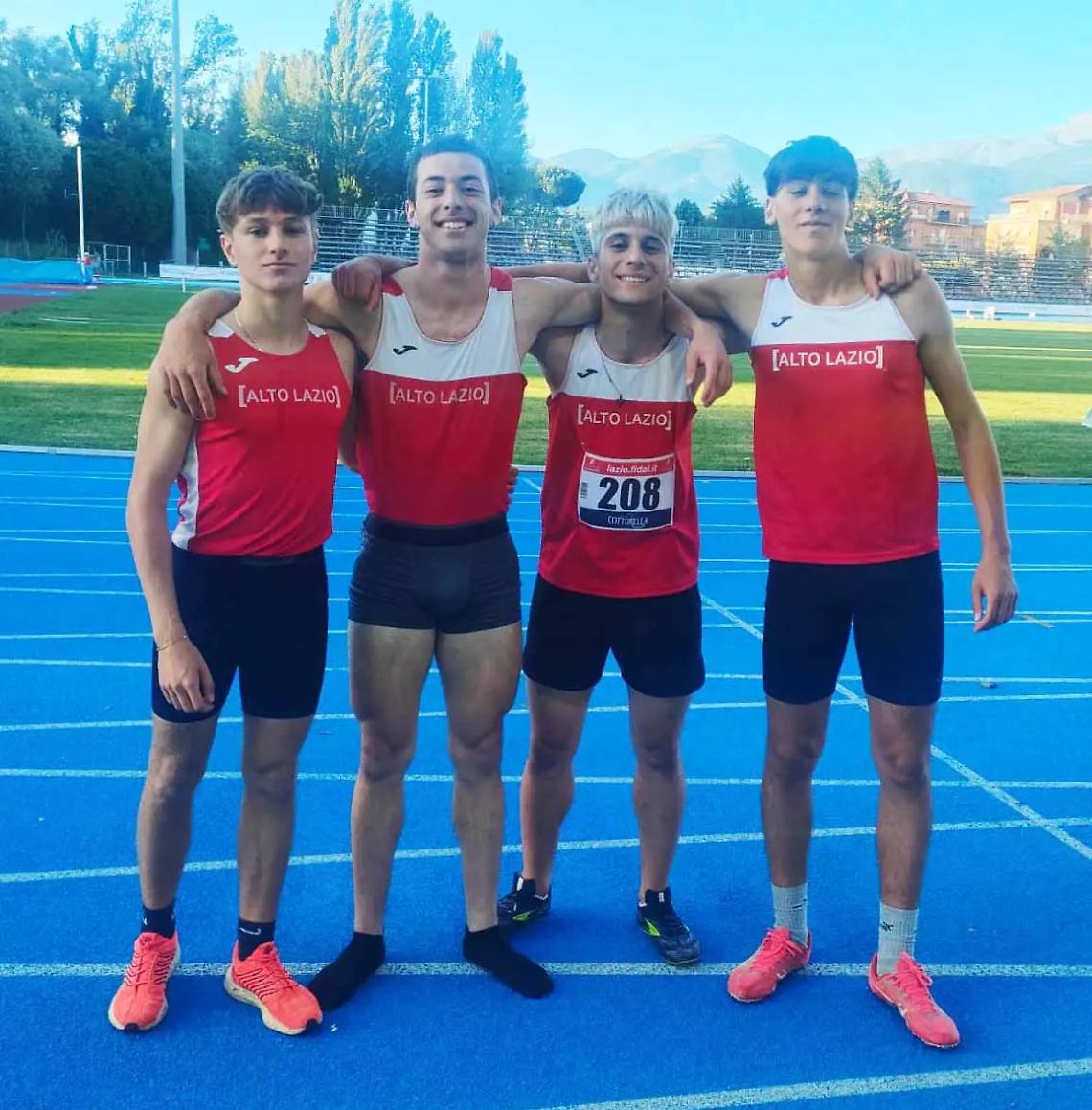 Atletica Alto Lazio in grande spolvero a Rieti per i campionati regionali Assoluti con podi, record personali e minimi di partecipazione agli Italiani