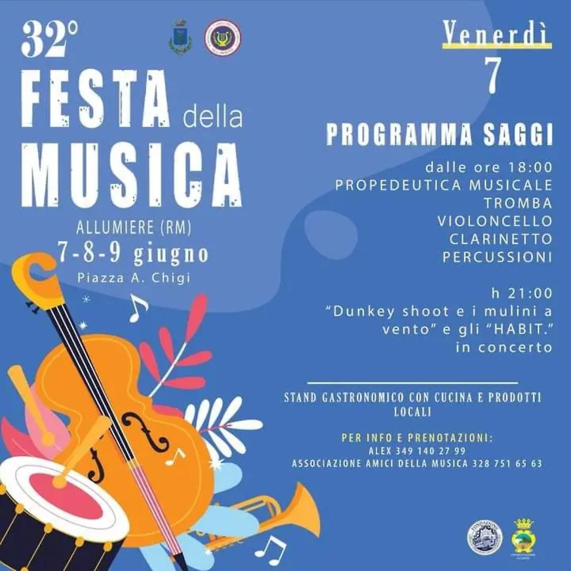 Collina in festa con la 32^ edizione della &ldquo;Festa della Musica