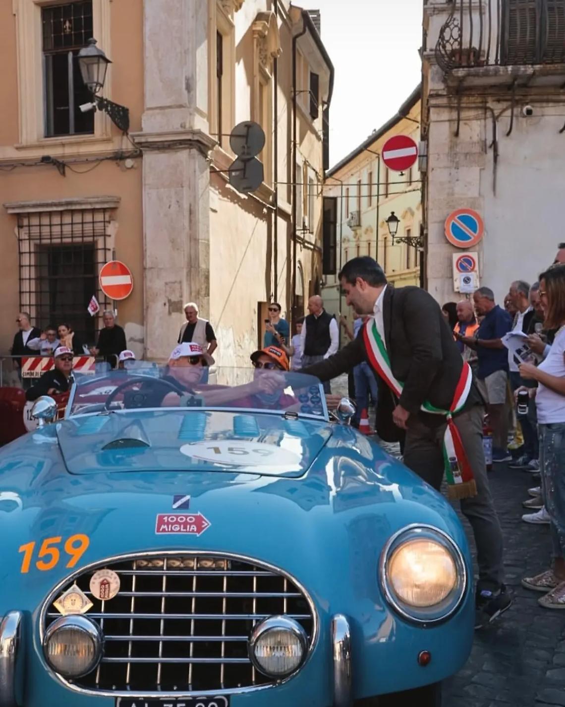 La Mille Miglia fa tappa a Civita Castellana