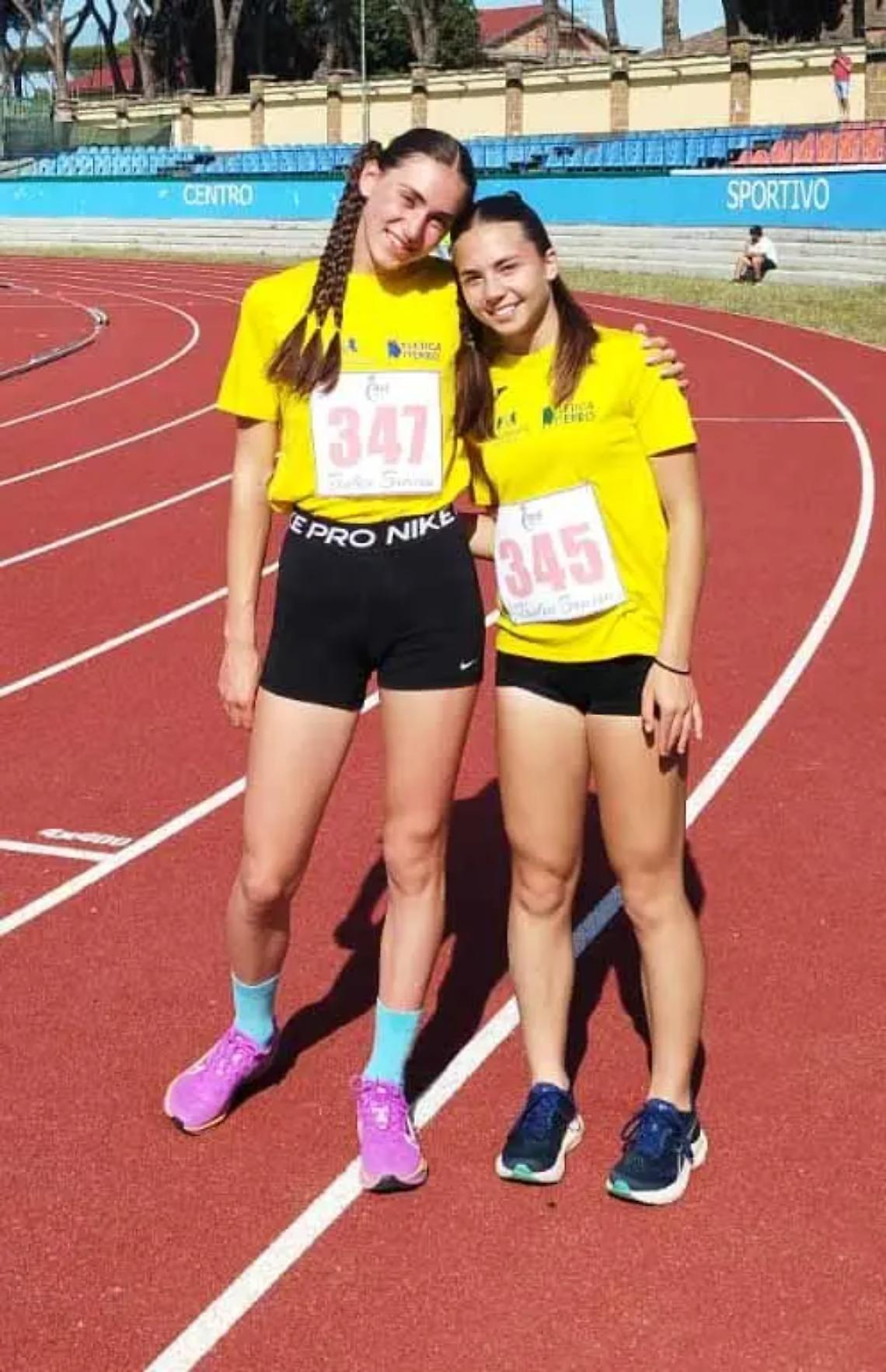 Finass Atletica Viterbo: Matilde Casini e Matilde Bertini sul podio nel Trofeo &ldquo;Giorgio Bravin&rdquo; negli 80 metri e nel salto in alto