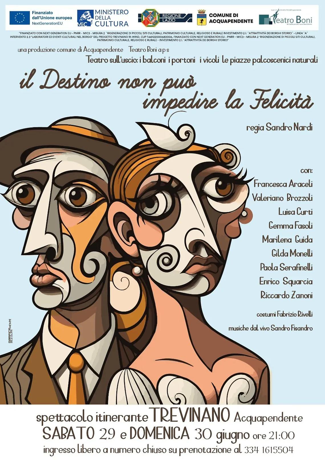 Il borgo di Trevinanao diventa un palcoscenico