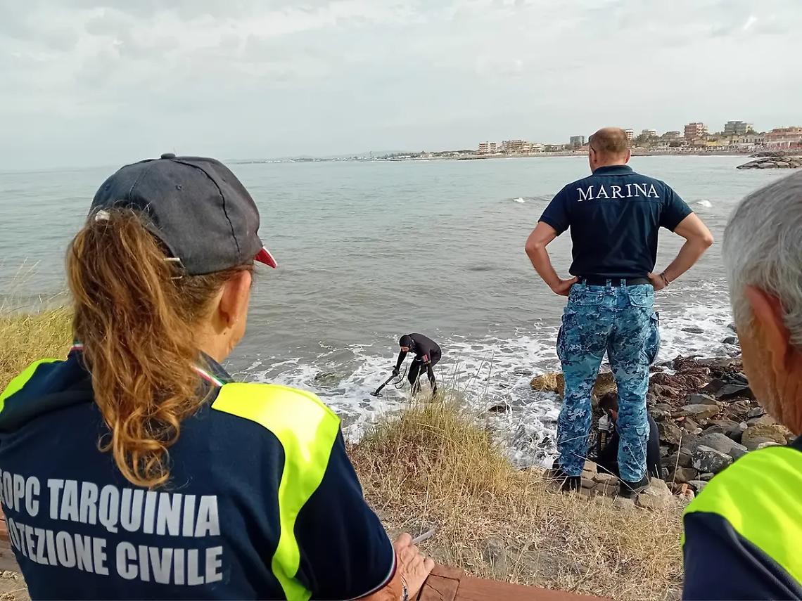 Fatta brillare la bomba rinvenuta al Porticciolo di Tarquinia