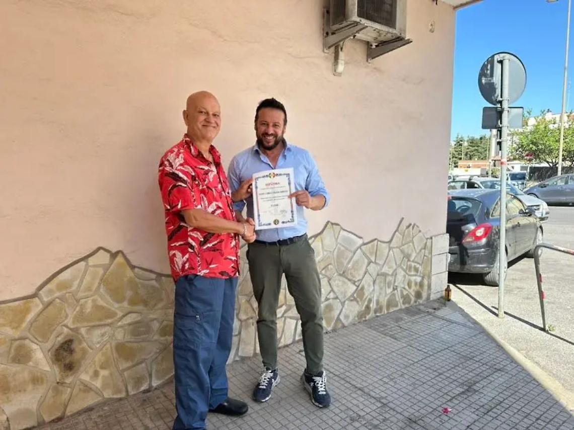 Giancarlo Frascarelli cintura nera 3&deg; Dan