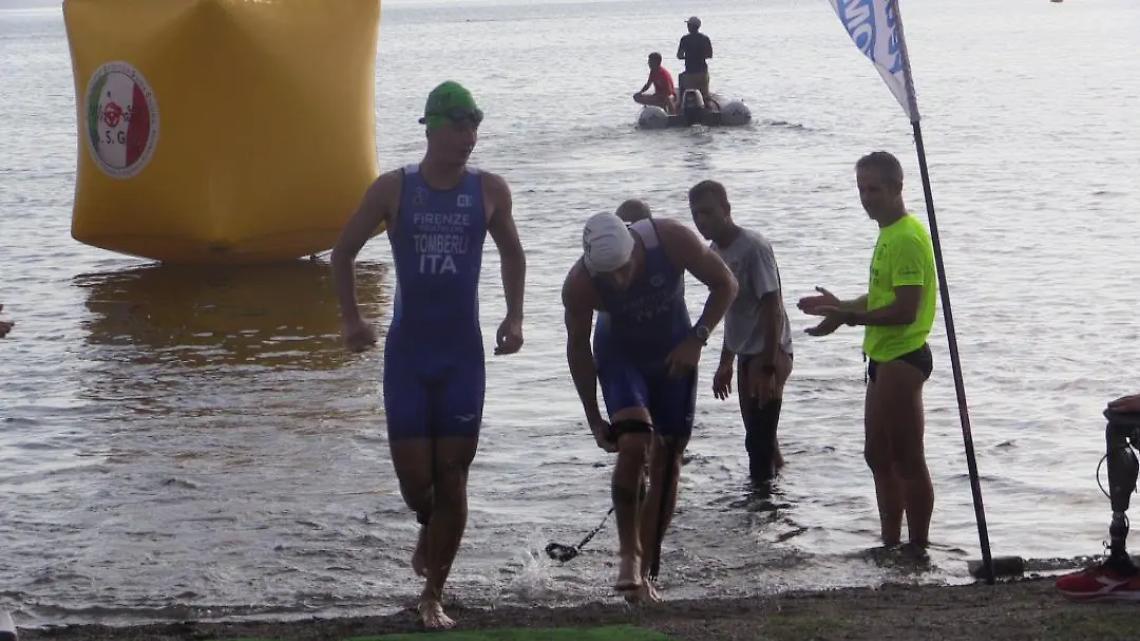 Il lago teatro del &ldquo;Bracciano Silver Triathlon&rdquo;