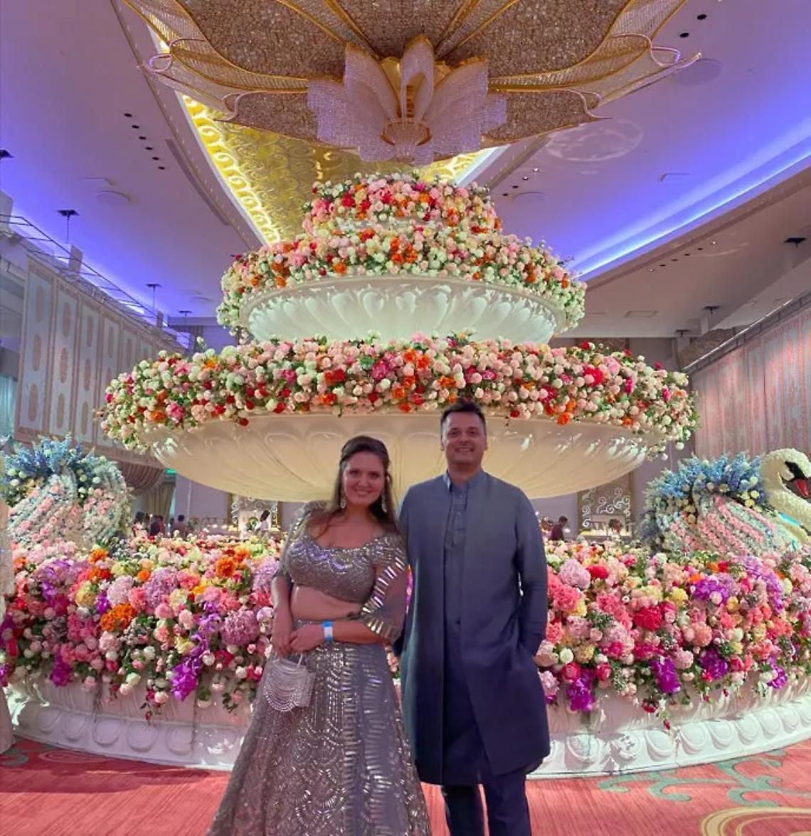 La stilista viterbese Benedetta Bruzziches in India per il matrimonio dell&rsquo;anno tra Anant Ambani e Radhika Merchant