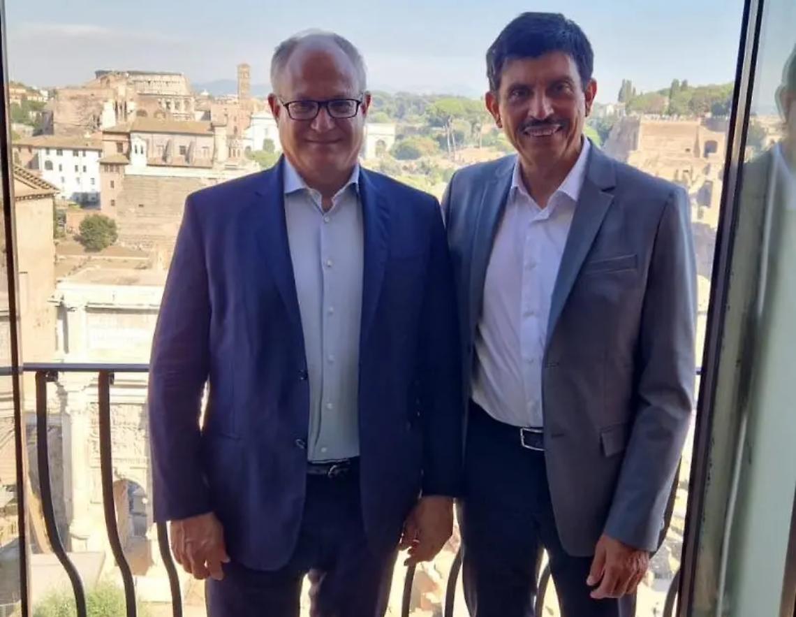 Giubileo, Piendibene incontra Gualtieri: &laquo;Civitavecchia strategica&raquo;