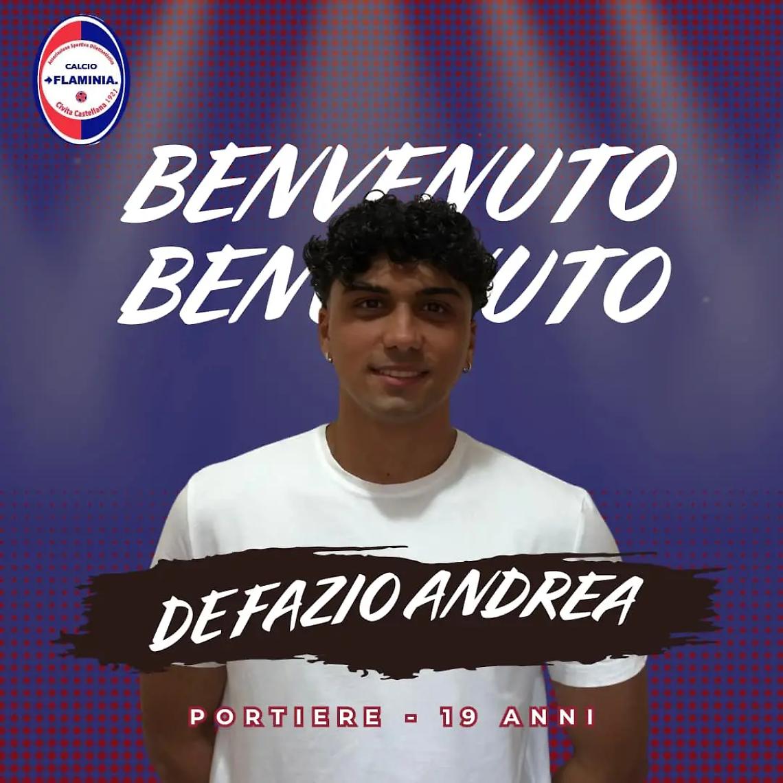 Flaminia Civita Castellana, ufficiale l&rsquo;acquisto del portiere De Fazio