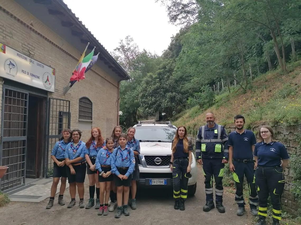 Il gruppo scout di Guidonia 1 ospite a Cerveteri