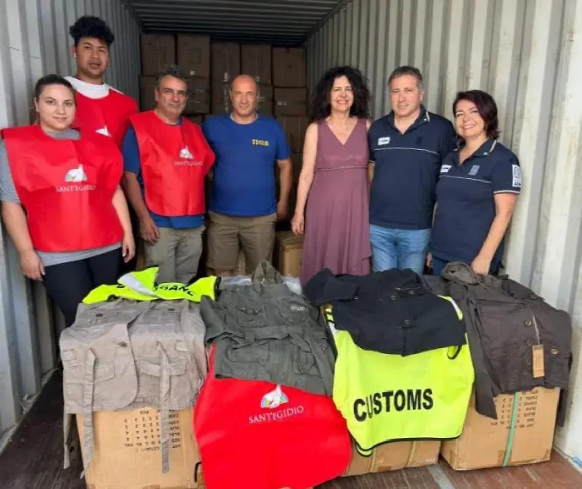 Donati oltre 25mila capi di abbigliamento a Sant&rsquo;Egidio
