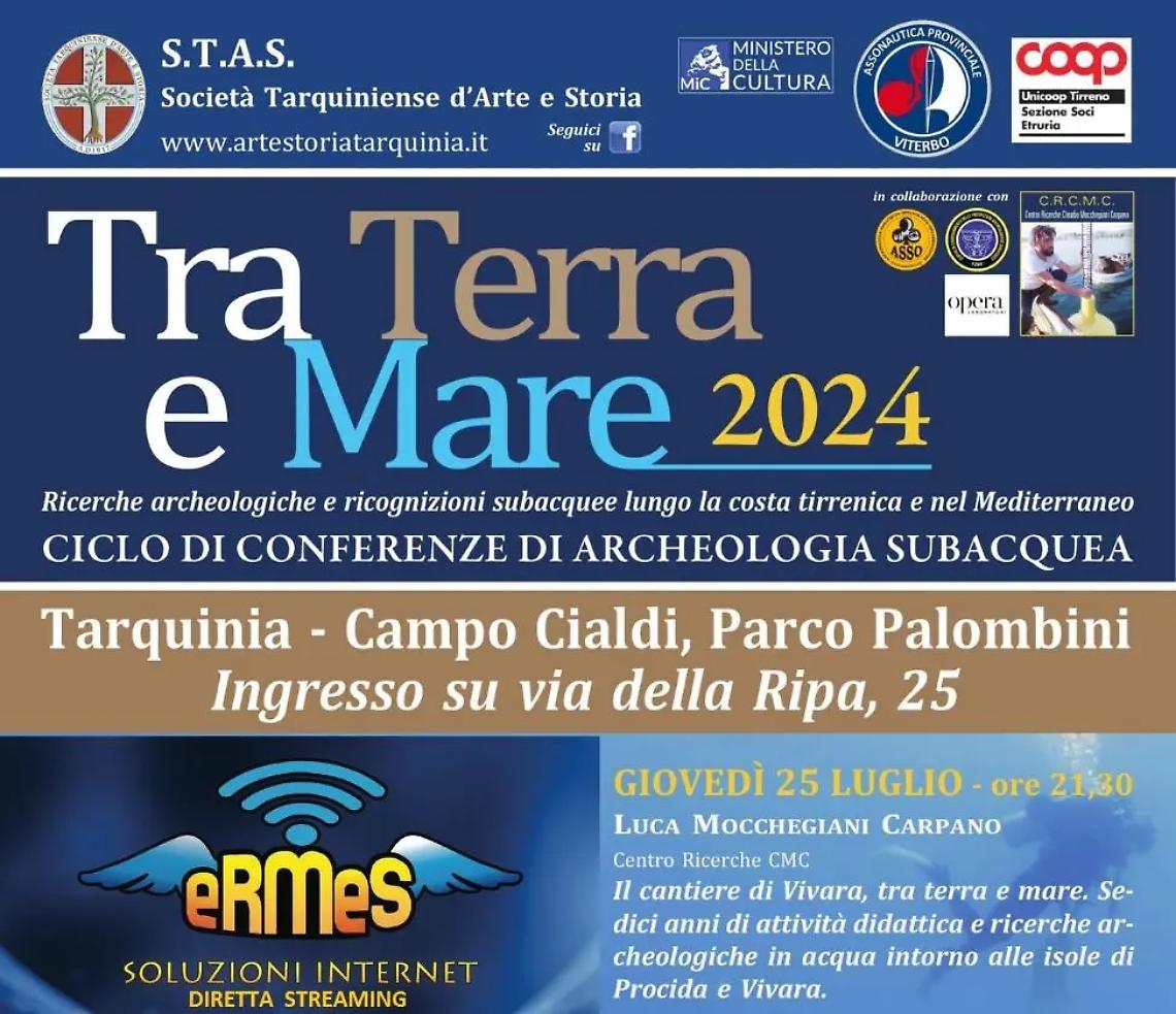 Tra terra e mare&rdquo;, ospite lo studioso Luca Mocchegiani Carpano