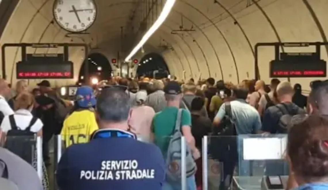 Roma-Viterbo, sfiorata la rissa