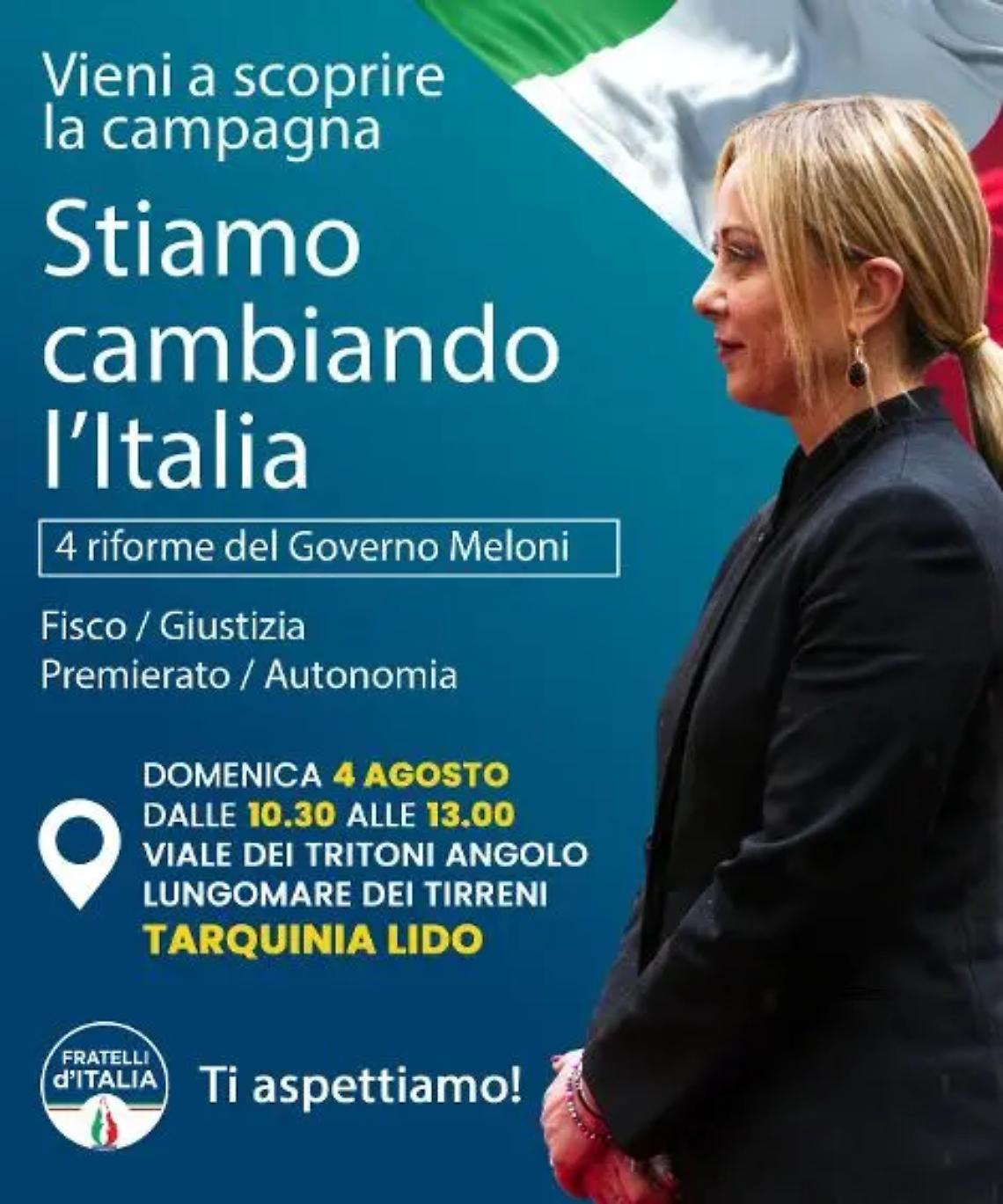 Fdi: &laquo;Bene il tesseramento a Tarquinia&raquo;