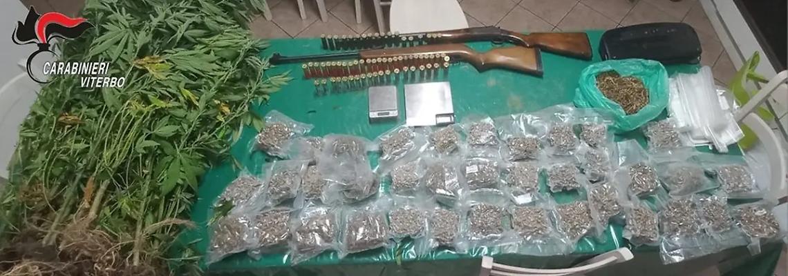 Sequestrati oltre 4 chili di marijuana a casa di un pregiudicato di Faleria