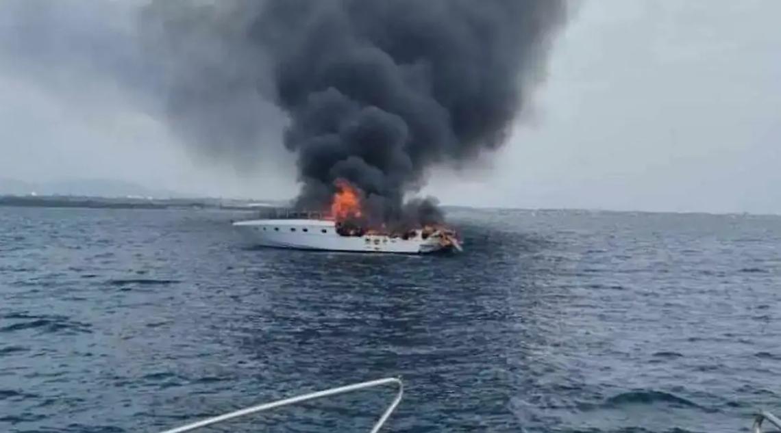 Yacht in fiamme: &egrave; dell&rsquo;imprenditore Alessio Sacconi