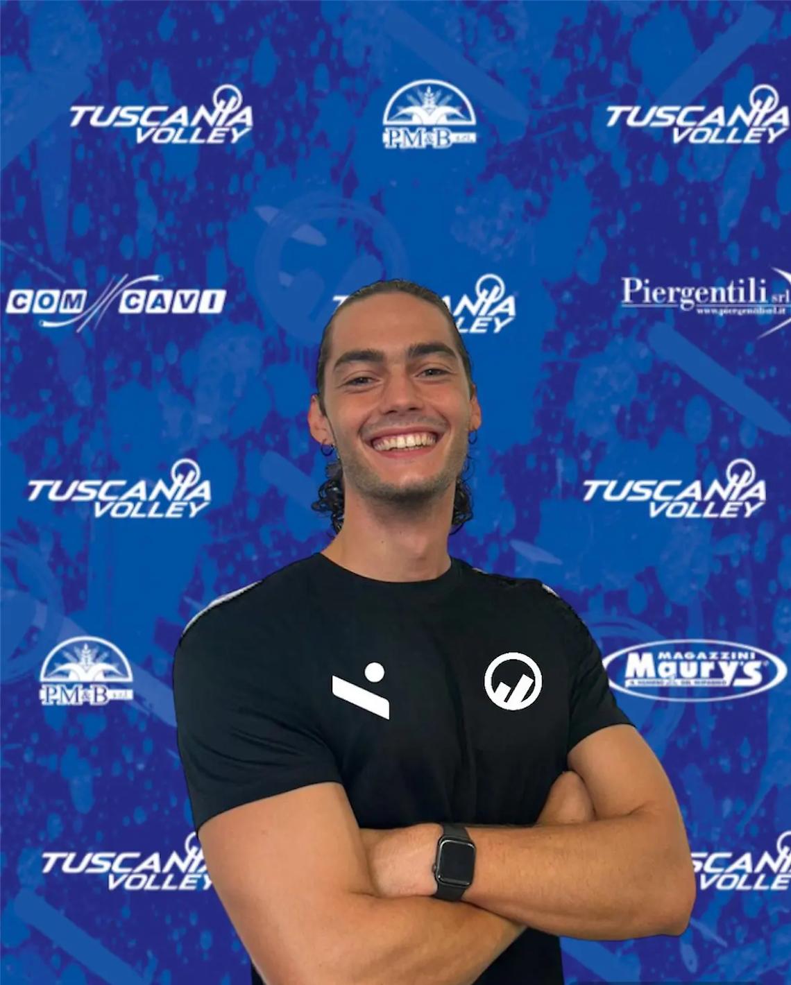 Francesco Capparella nuovo preparatore atletico del Tuscania Volley