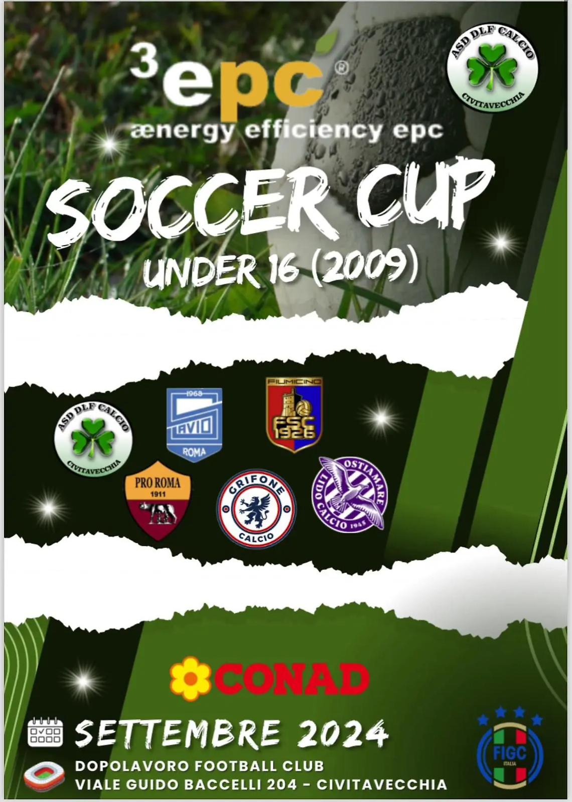 Al Dopolavoro Ferroviario Civitavecchia tutto pronto per la &ldquo;Soccer Cup&rdquo;