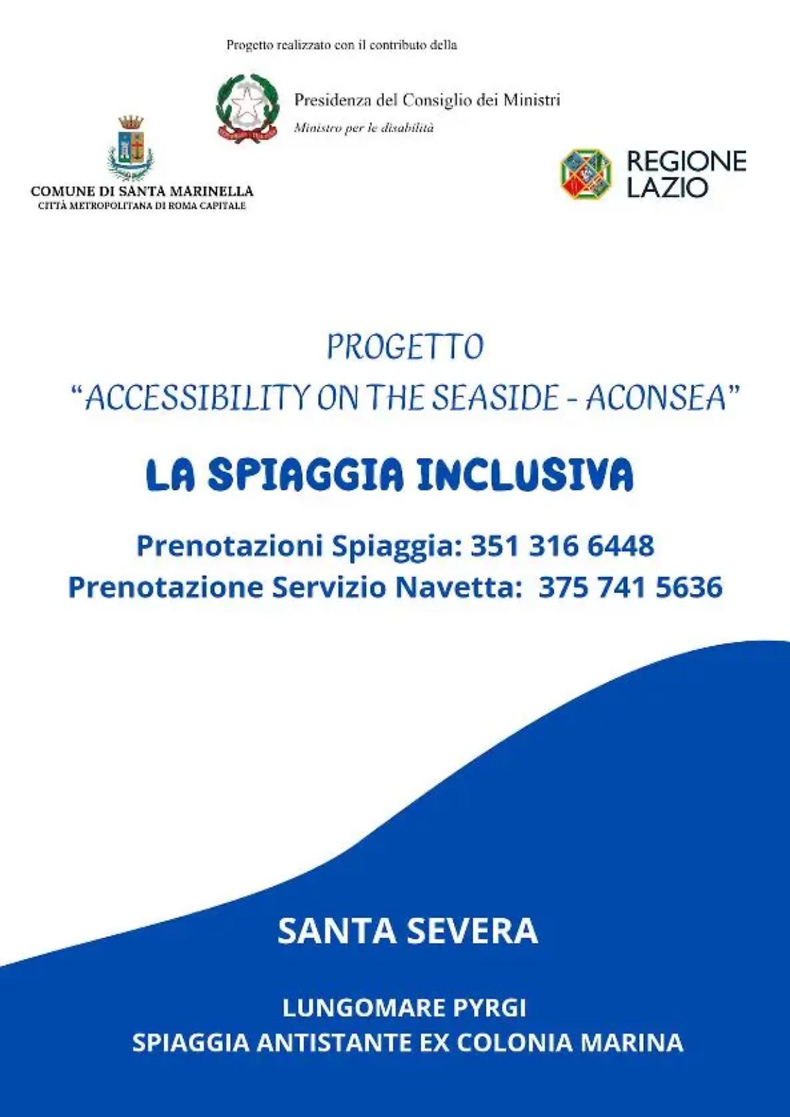 Santa Marinella, al via il trasporto per disabili alla spiaggia inclusiva di Santa Severa