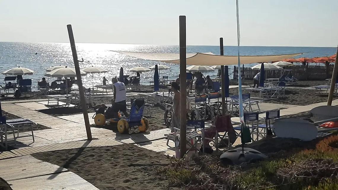 Bilancio positivo per la spiaggia inclusiva