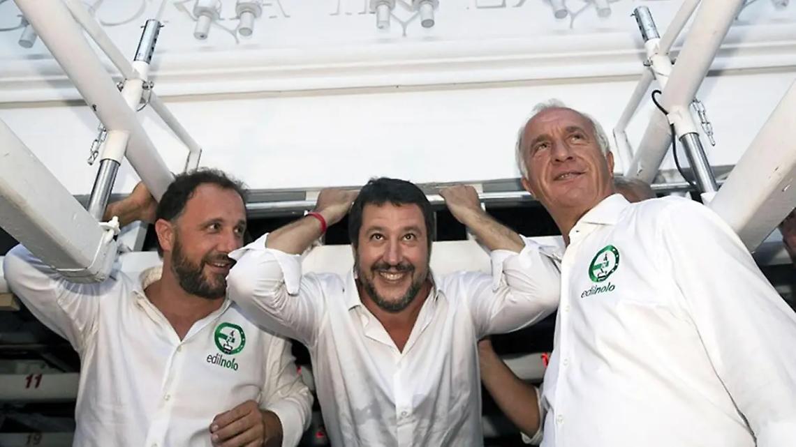 Matteo Salvini torna a Viterbo per il Trasporto della macchina di S. Rosa