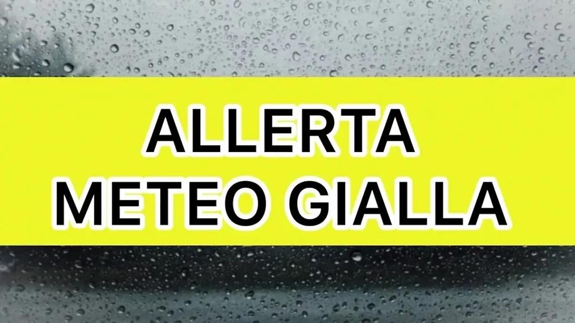 Maltempo, domani allerta giallo: previste intense precipitazioni
