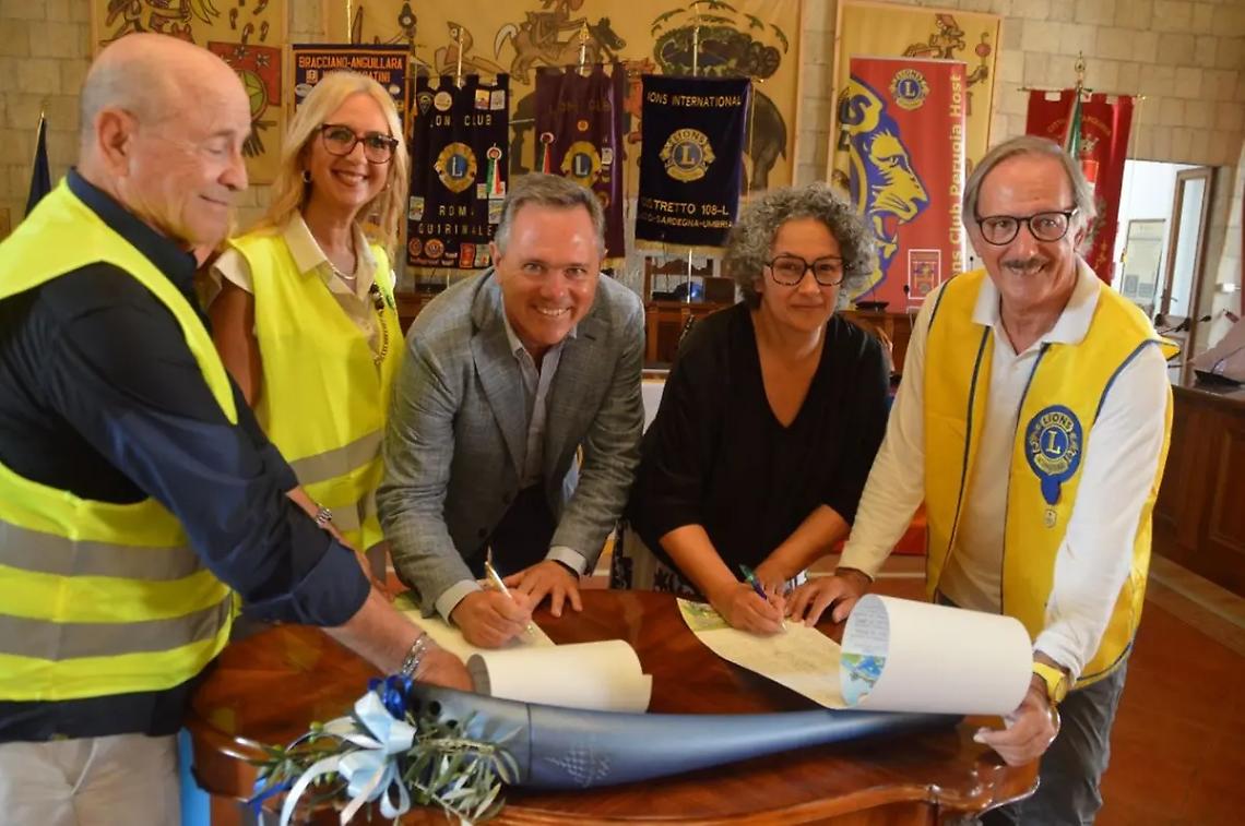 Da Tarquinia il messaggio di pace della staffetta Lions