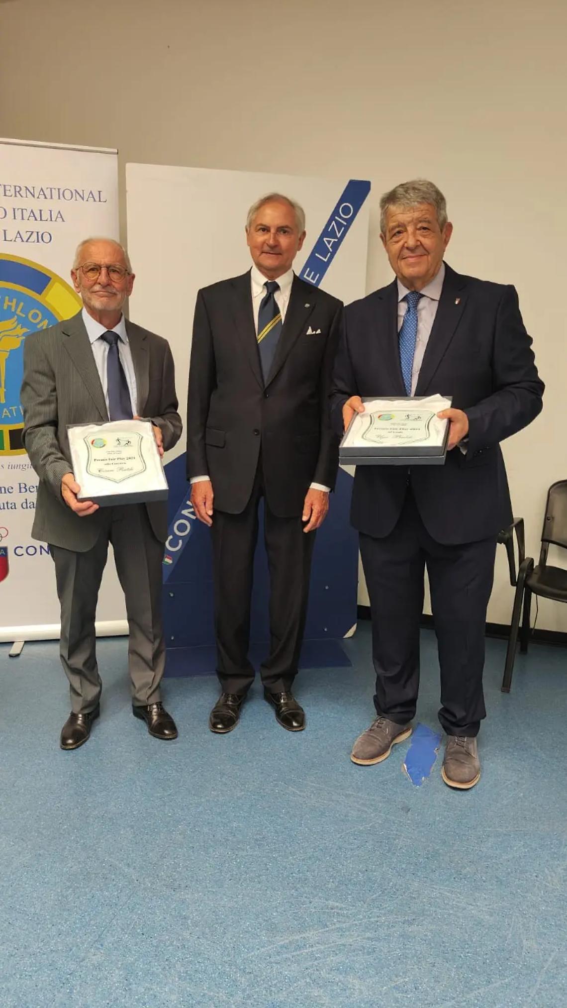 Panathlon, Premi Fair Play a Baldi e Rutili