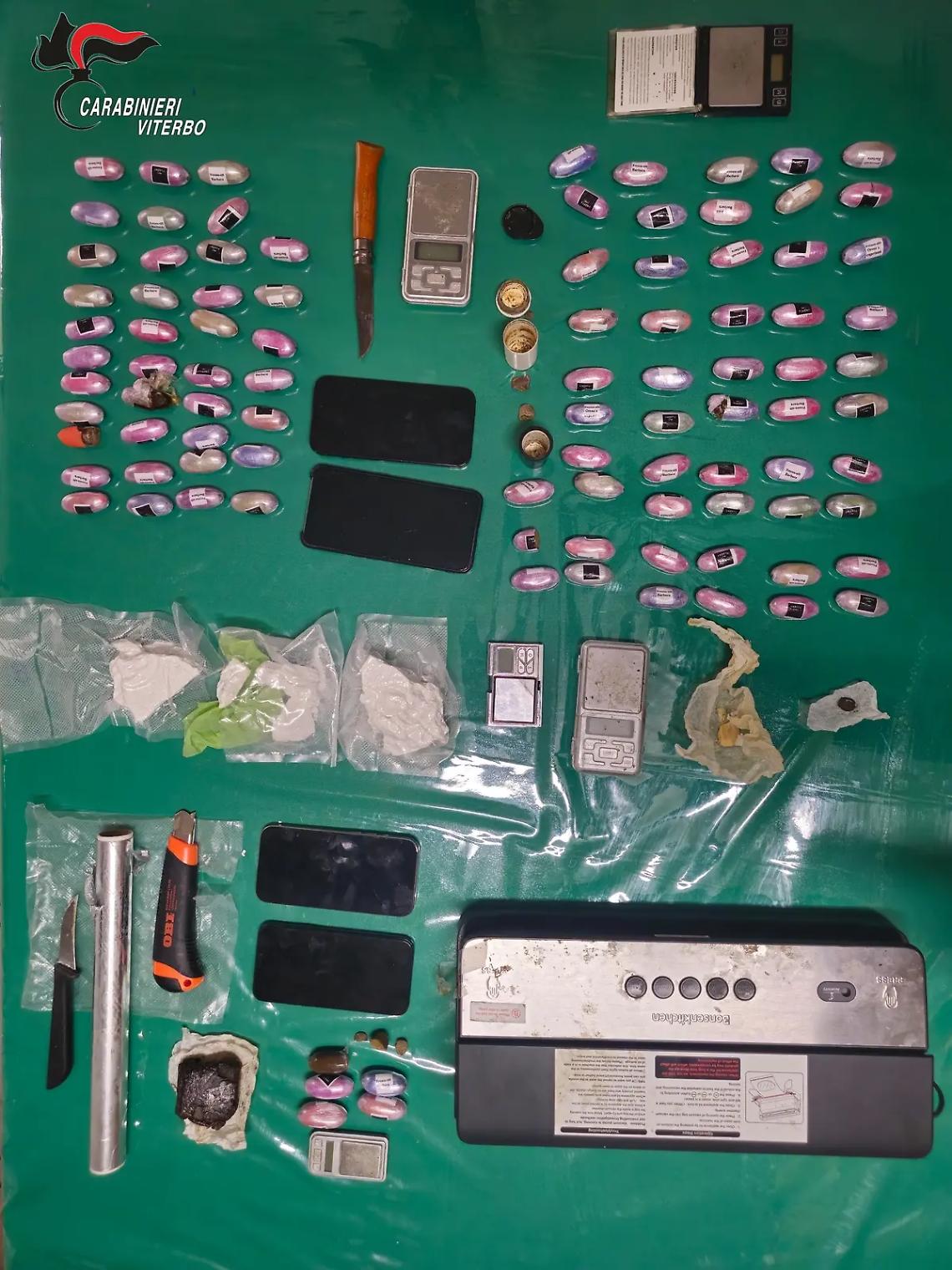 Smantellata rete di spaccio nella Tuscia: arrestati in quattro