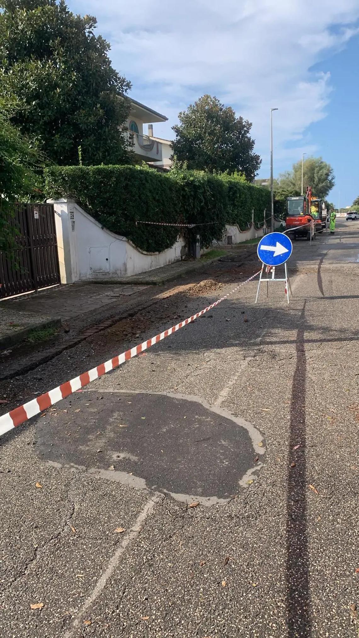 Fregene, ripresi i lavori per l&rsquo;installazione della fibra ottica