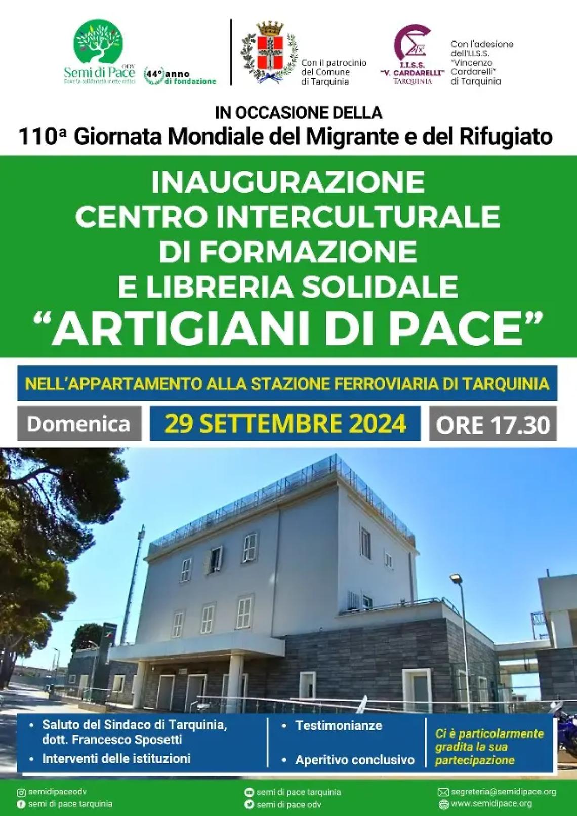 Semi di pace, pronto il nuovo centro intercultura