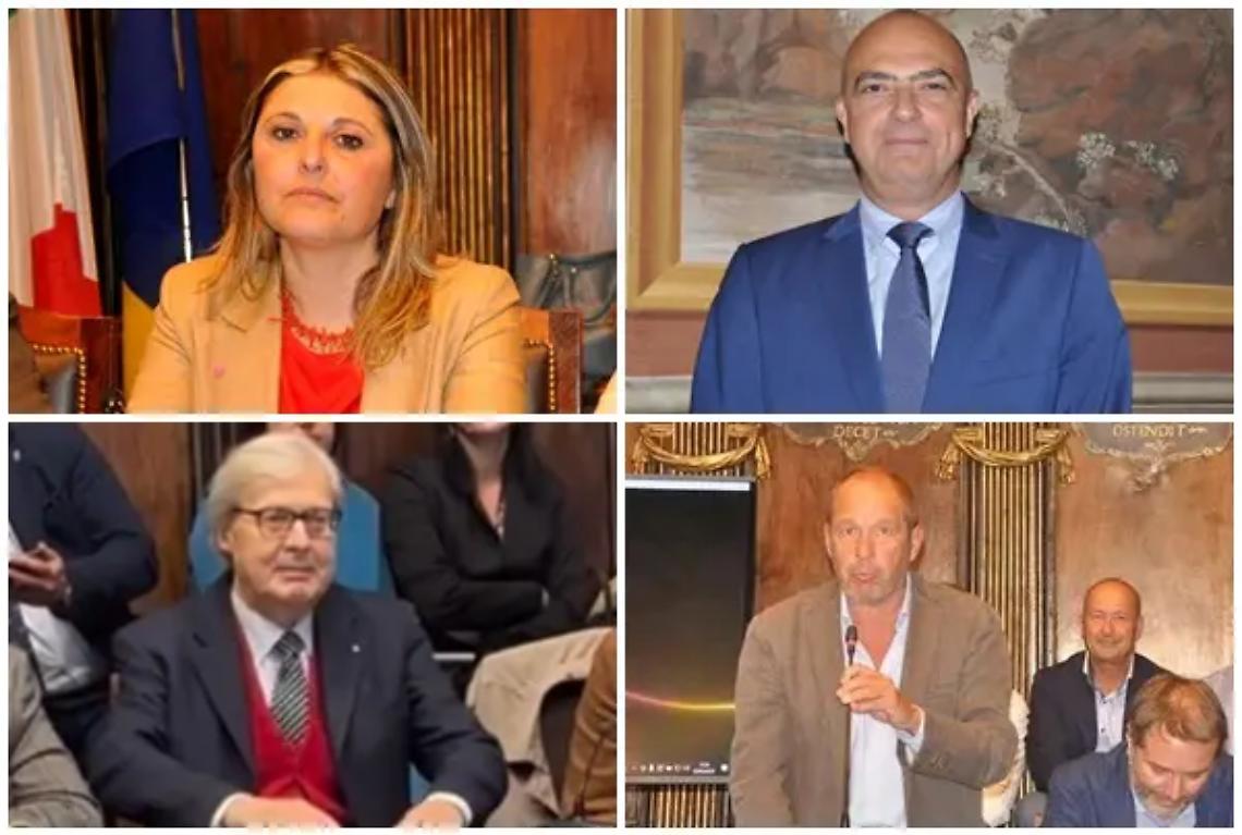 Comune di Viterbo: Sgarbi e Franco salutano, entrano Giliberto e Martinengo
