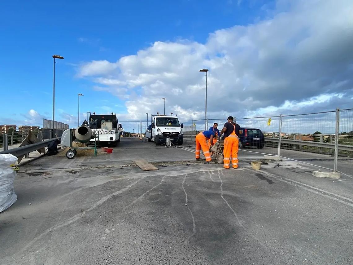Al via i lavori di sistemazione del ponte 9 Novembre