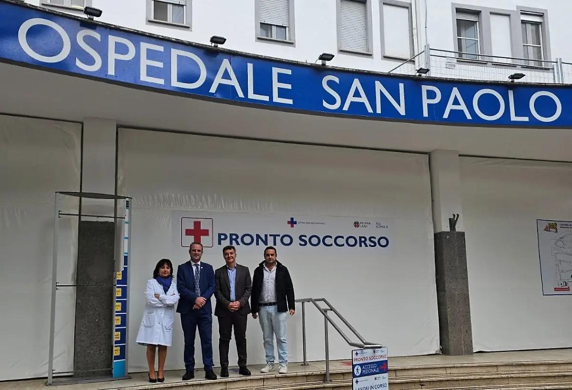 Battilocchio e Grossi in visita al pronto soccorso