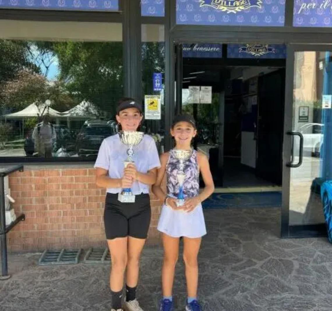 Il Tennis Club Viterbo festeggia il successo della giovane Nese al torneo Under 12 dello Sport Village di Roma