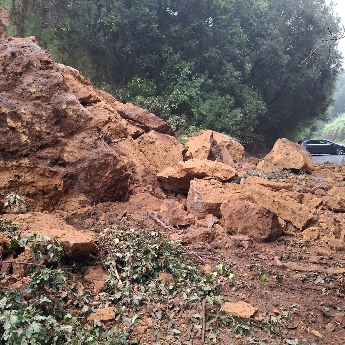 Frane e smottamenti, allerta in periferia