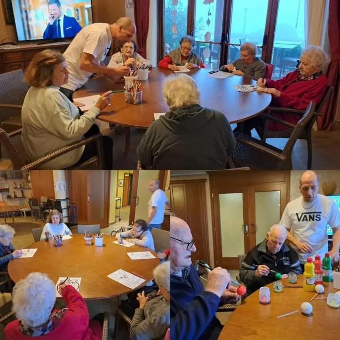 Laboratori creativi per i nonni della struttura socio sanitaria Rosendhal
