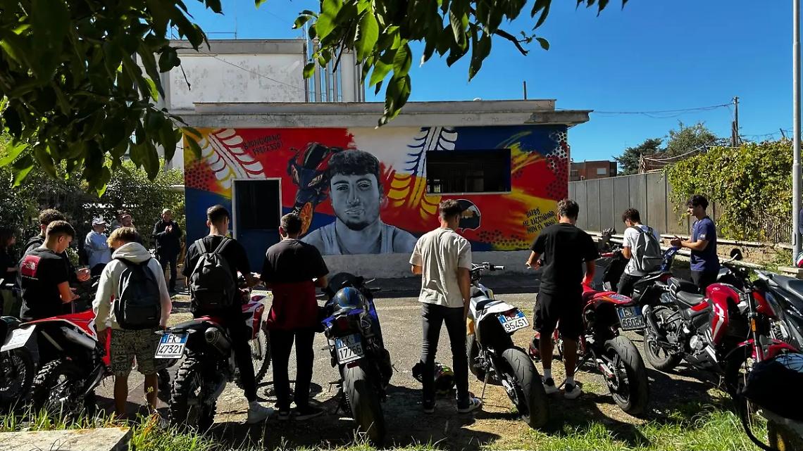 Marconi, un murales per ricordare Giordano Sacchetti