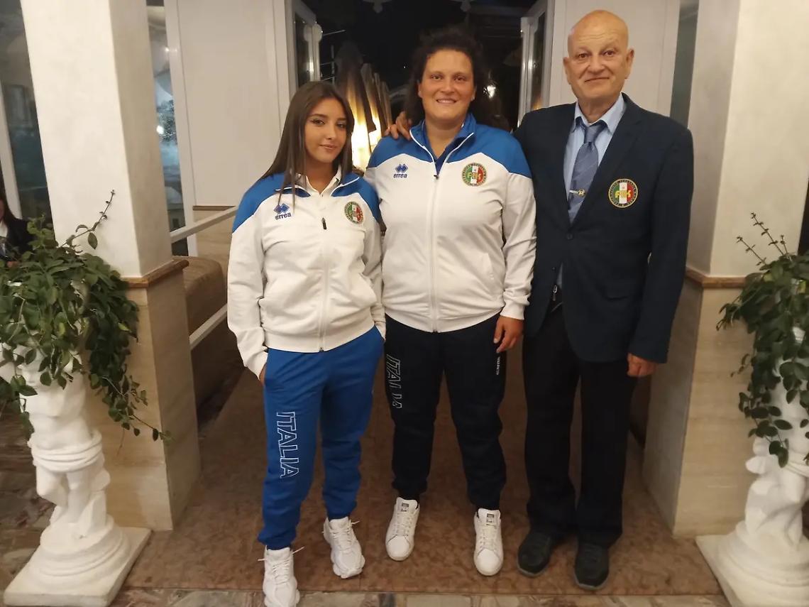 Marianna Marcelletti e i maestri Stefano e Virginia Pucci ai Campionati del Mondo IKU di Buenos Aires