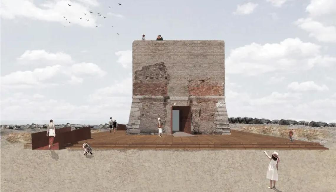 Il restylng di Torre Flavia rifinanziato due volte