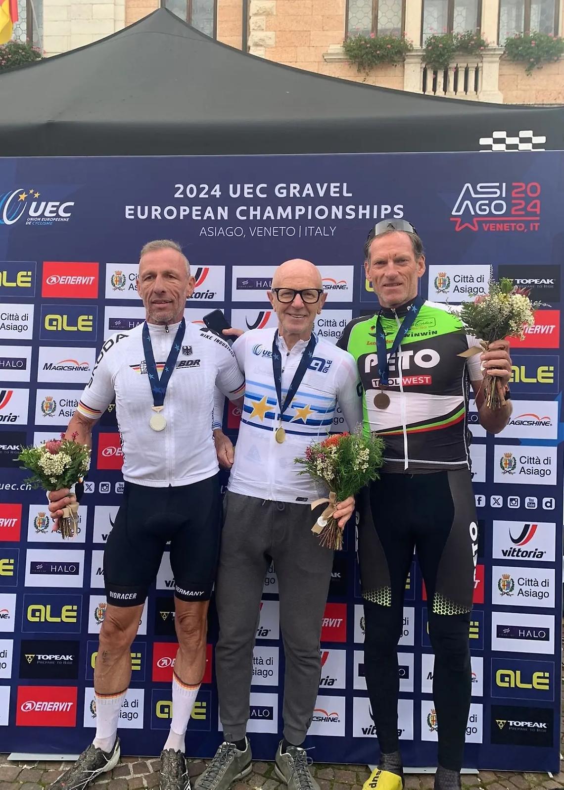 Michele Feltre &egrave; campione europeo master nel gravel