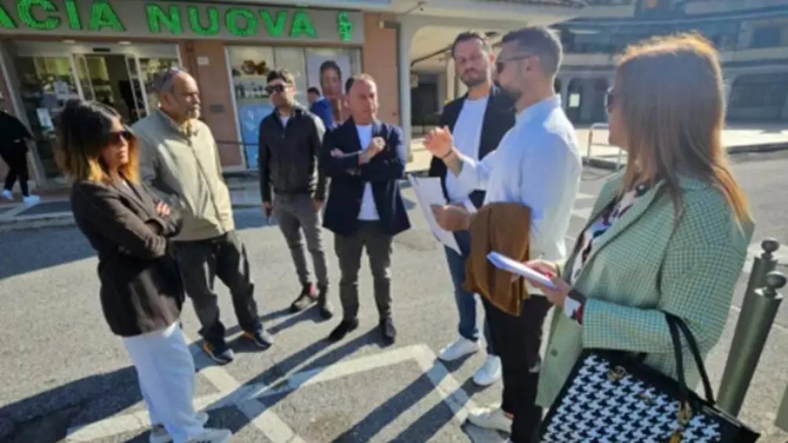 Lavori pubblici, sopralluogo ad Aranova