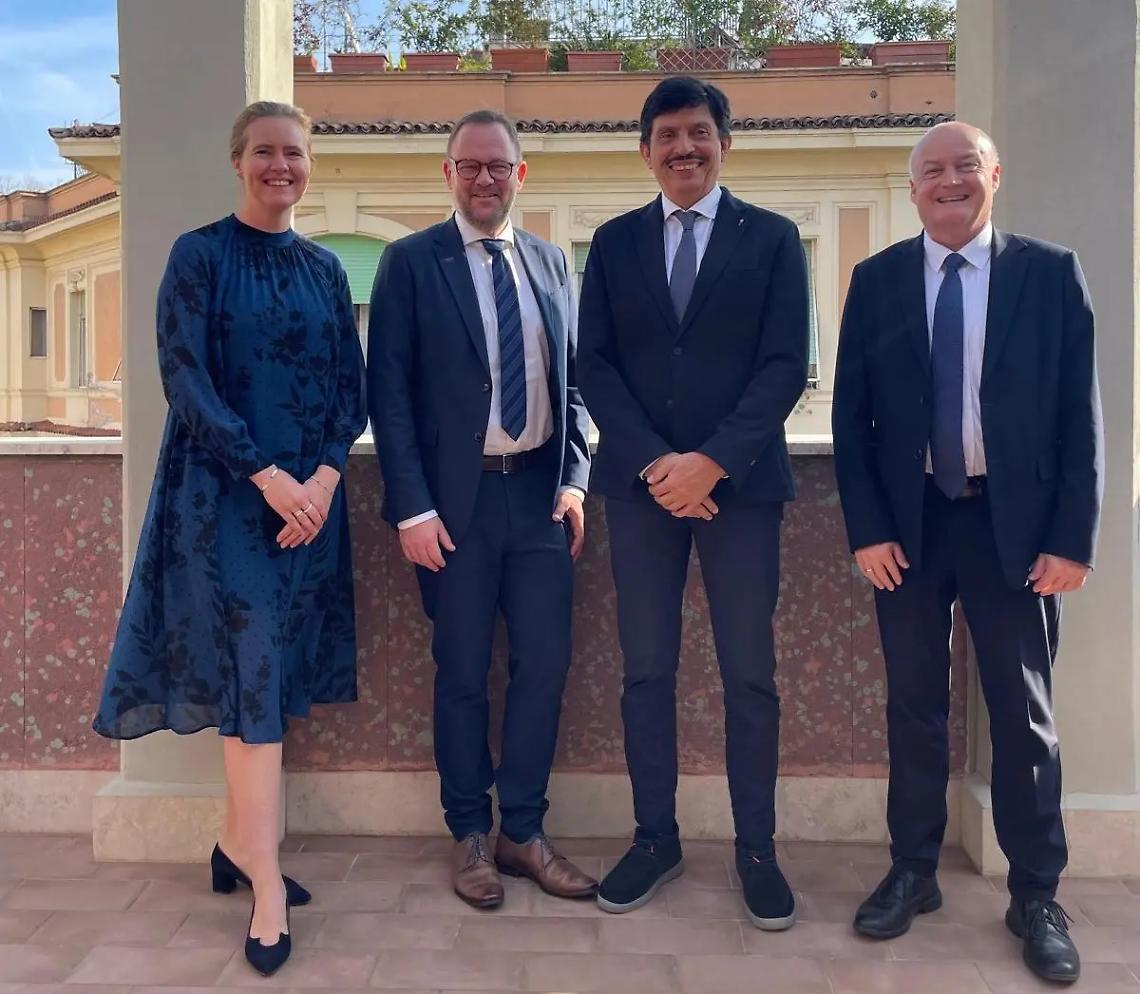 Eolico offshore e sviluppo sostenibile: Piendibene ricevuto all&rsquo;ambasciata di Danimarca