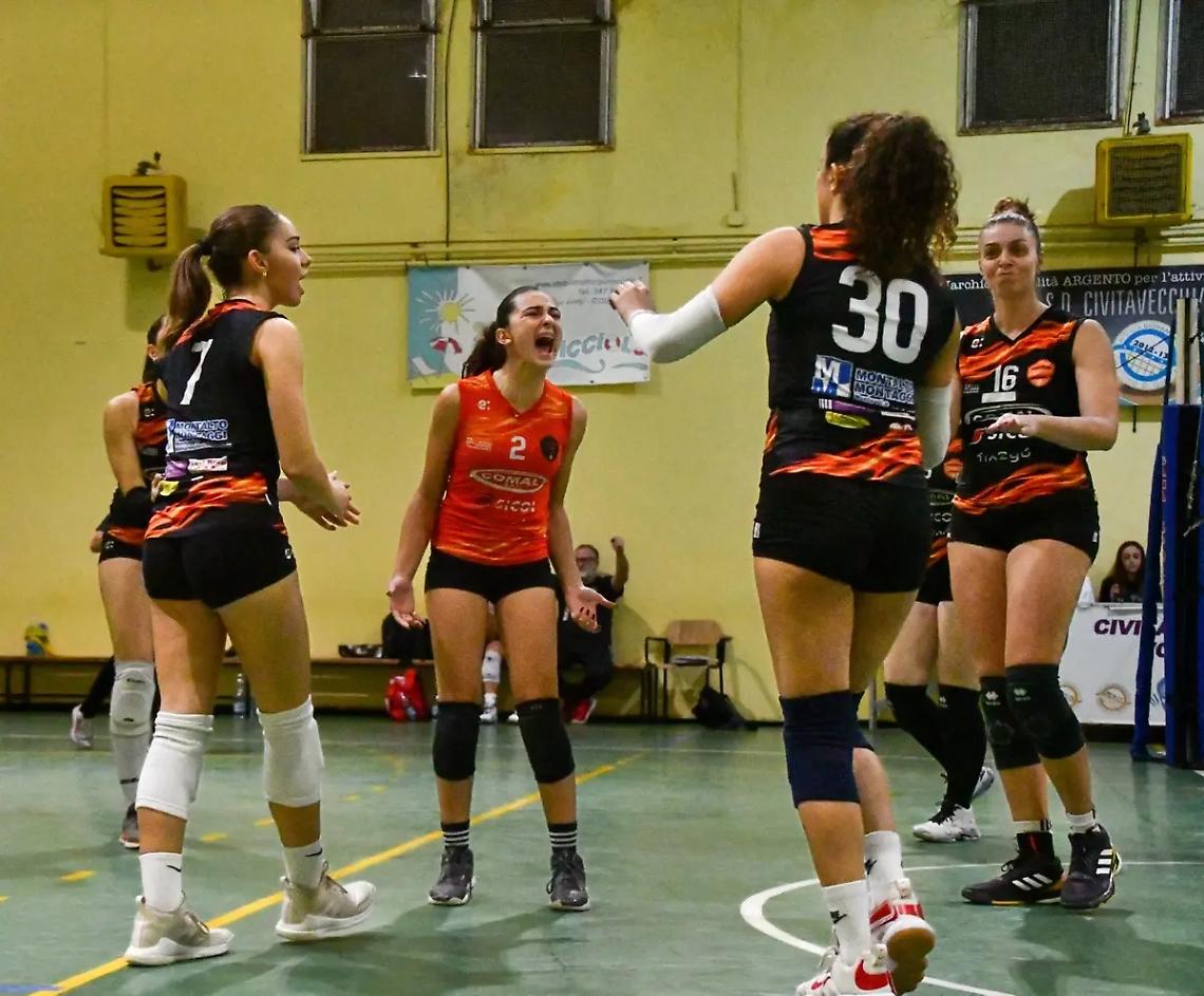 Fantastica Comal Civitavecchia Volley: batte 3-0 l&rsquo;All Volley Castello e vola in testa alla classifica del girone B
