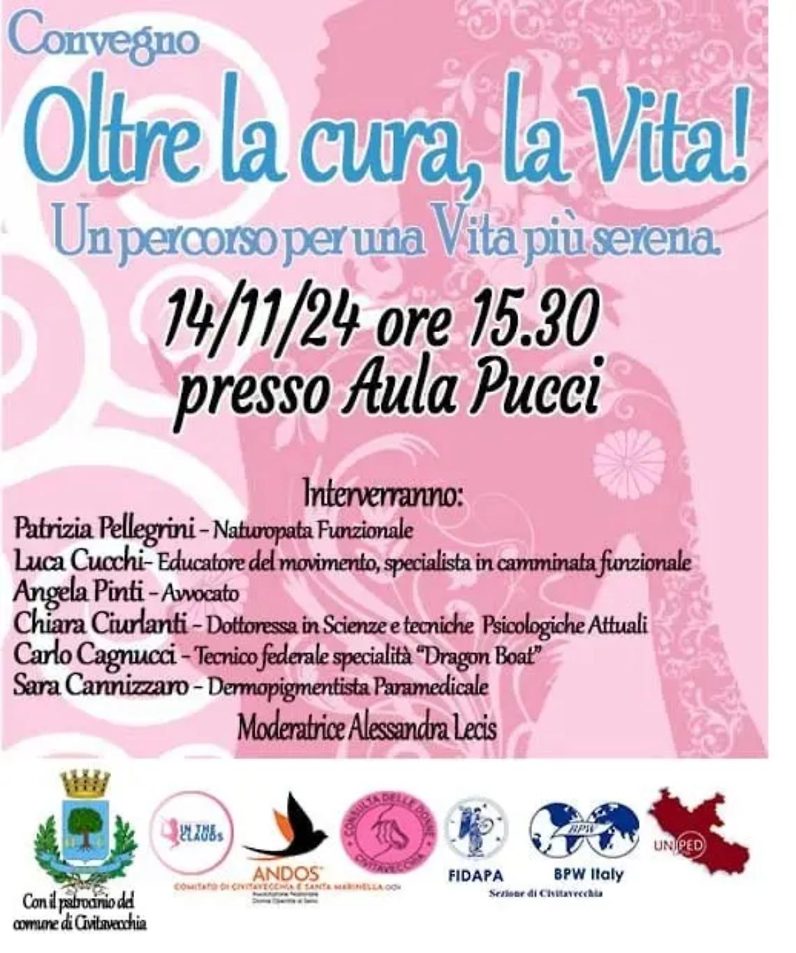 &ldquo;Oltre la cura, la Vita!&rdquo;, associazioni del territorio a confronto