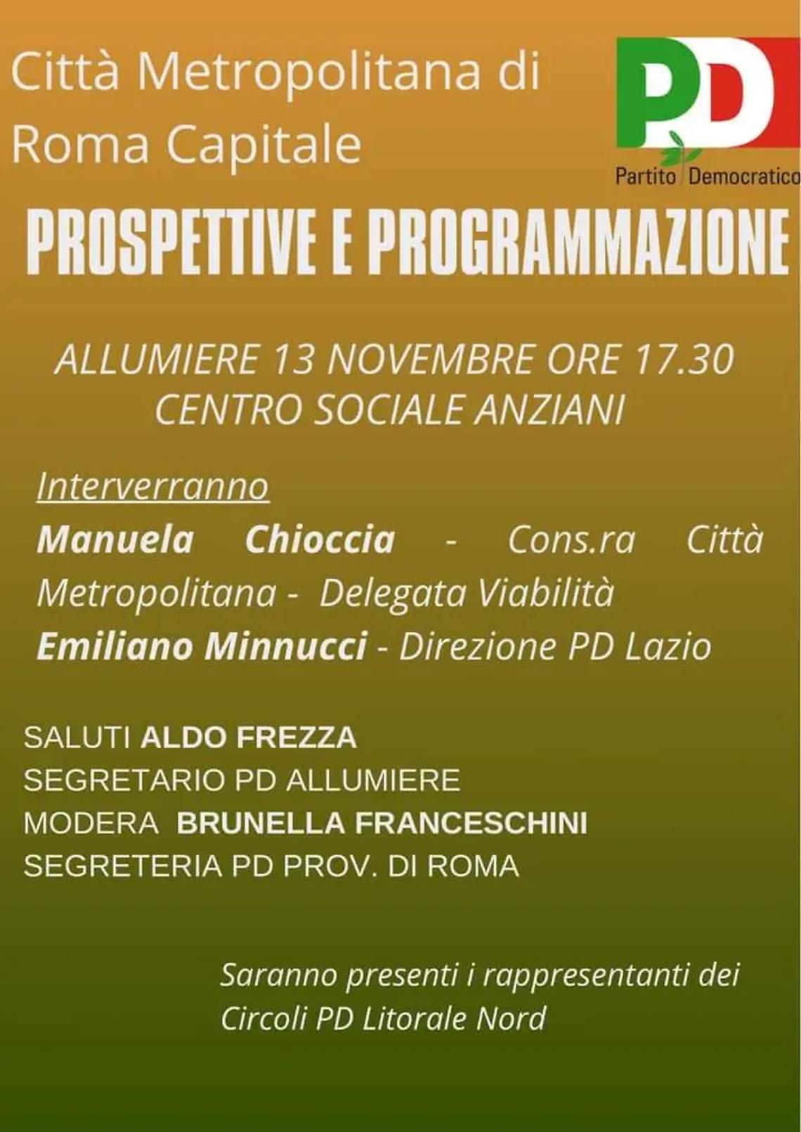 Pd, fare rete con le istituzioni del territorio