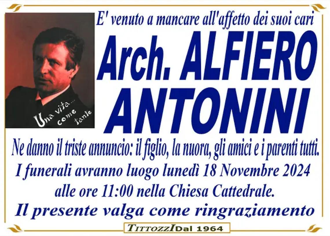 Arch. ALFIERO ANTONINI