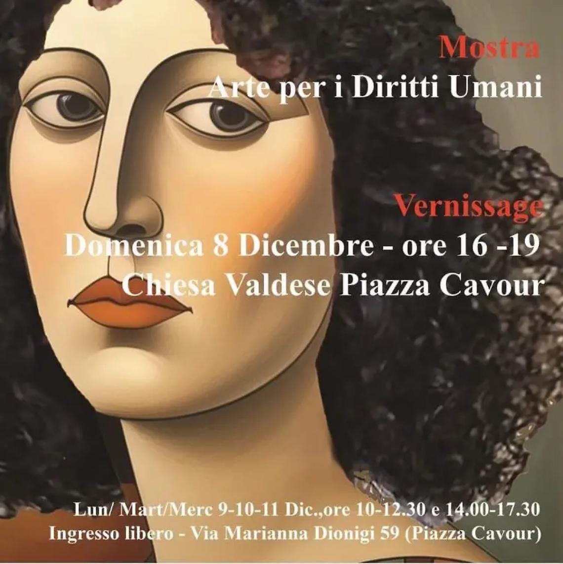 Simona Sarti e Alessandra Degni ad "Arte" per i diritti umani"